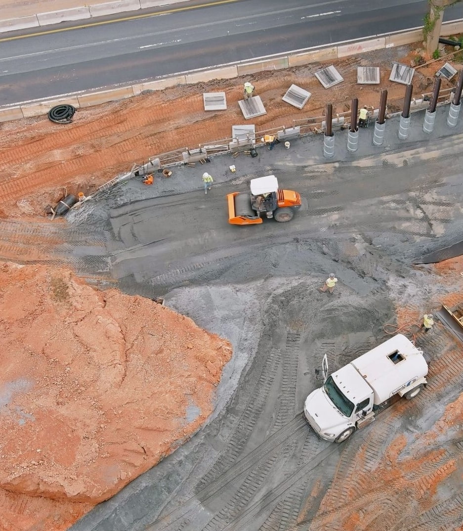 Beton Fogadó munka közben